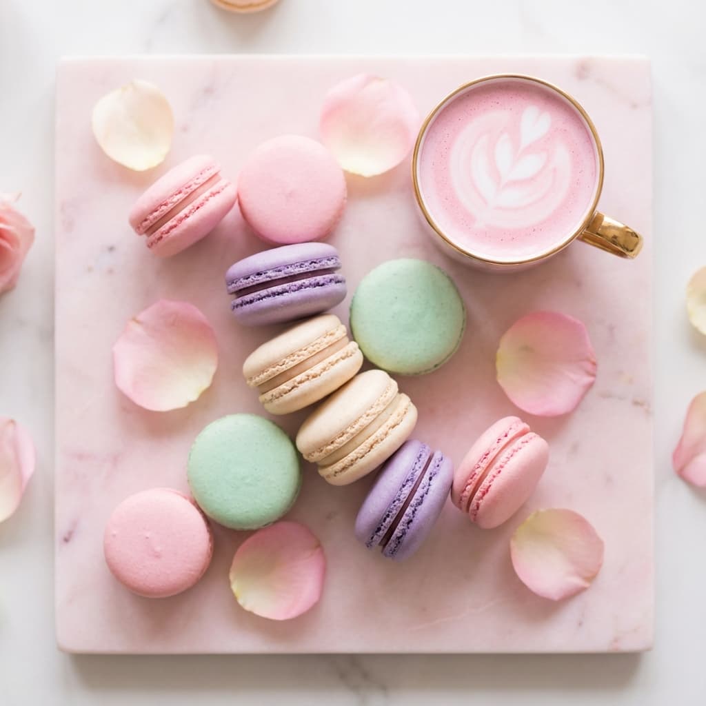 Colorful French Macarons