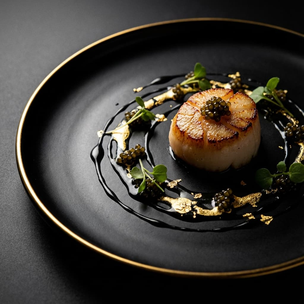 Plated Scallop